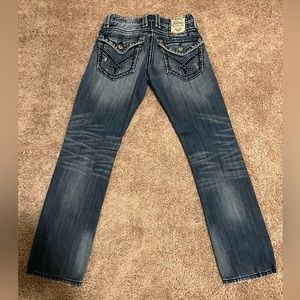 Mens Rock Revival Jeans